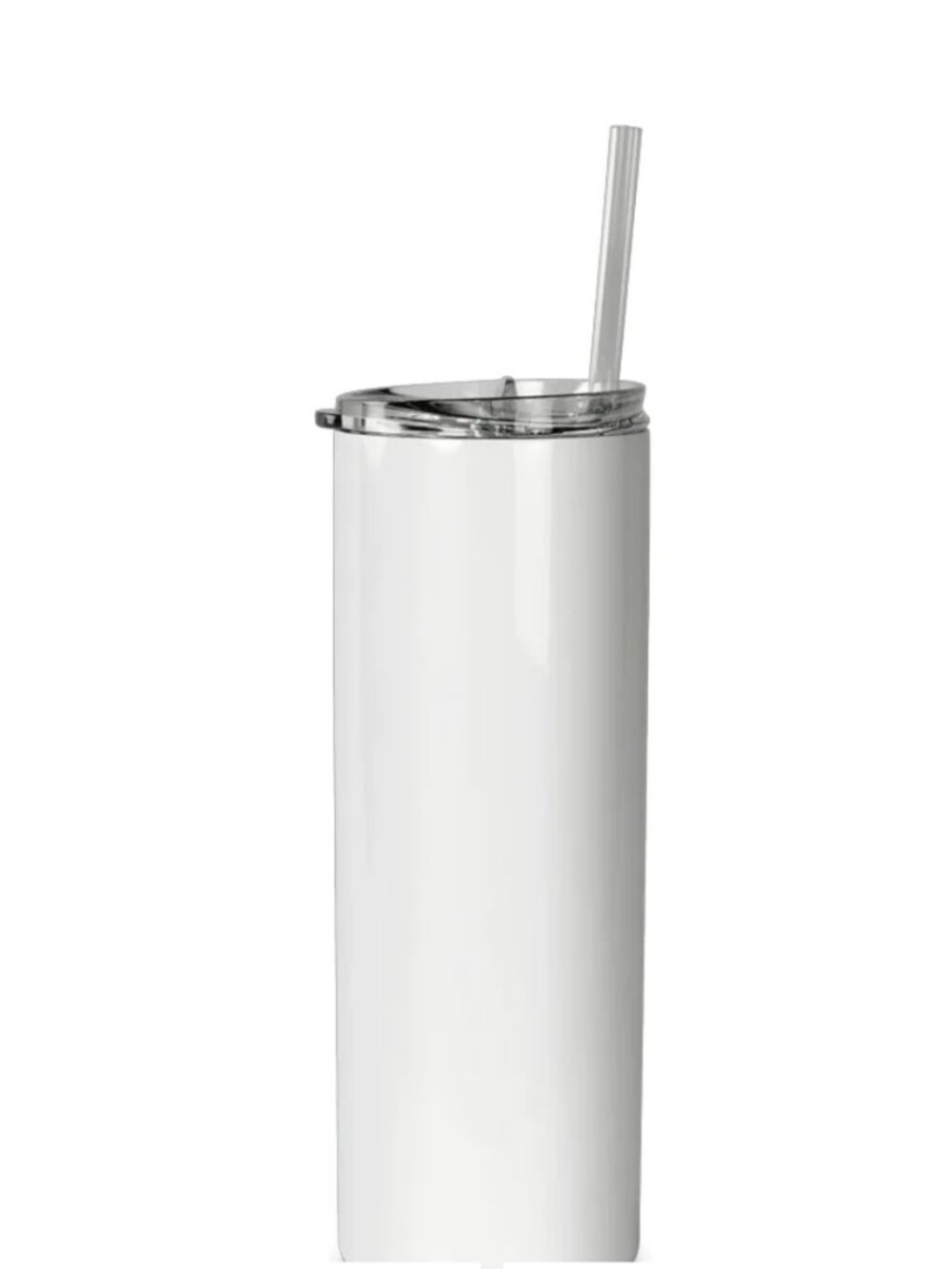 Set of 4 - 20oz straight skinny sublimation tumblers - New with lids and straws